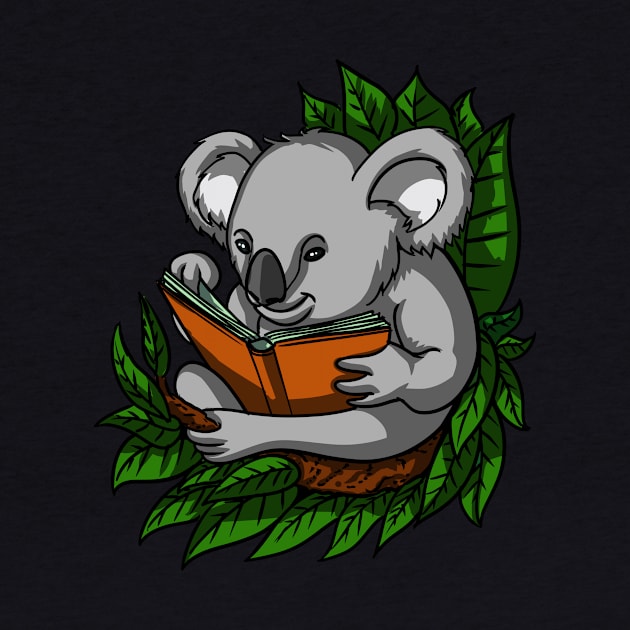 Koala Bear Book Lover by underheaven